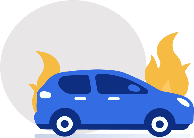 Sinistre auto : incendie